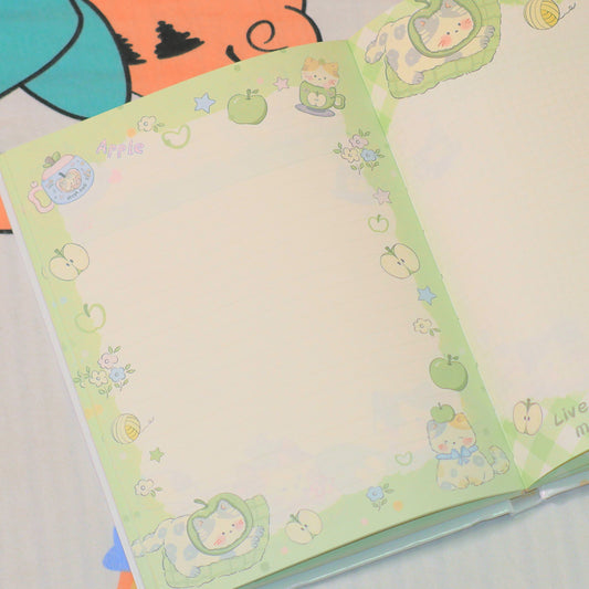 Cute Cat Hardcover Journal for Writing & Daily Notes