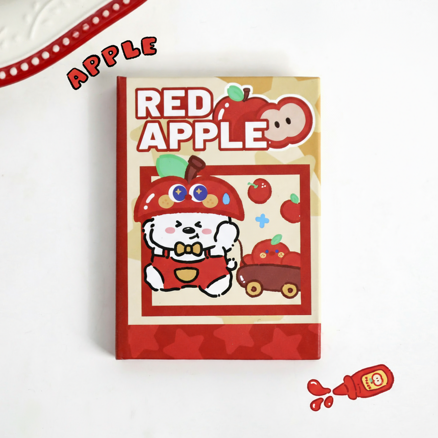 Cute Apple Day A7 Pocket Notebook
