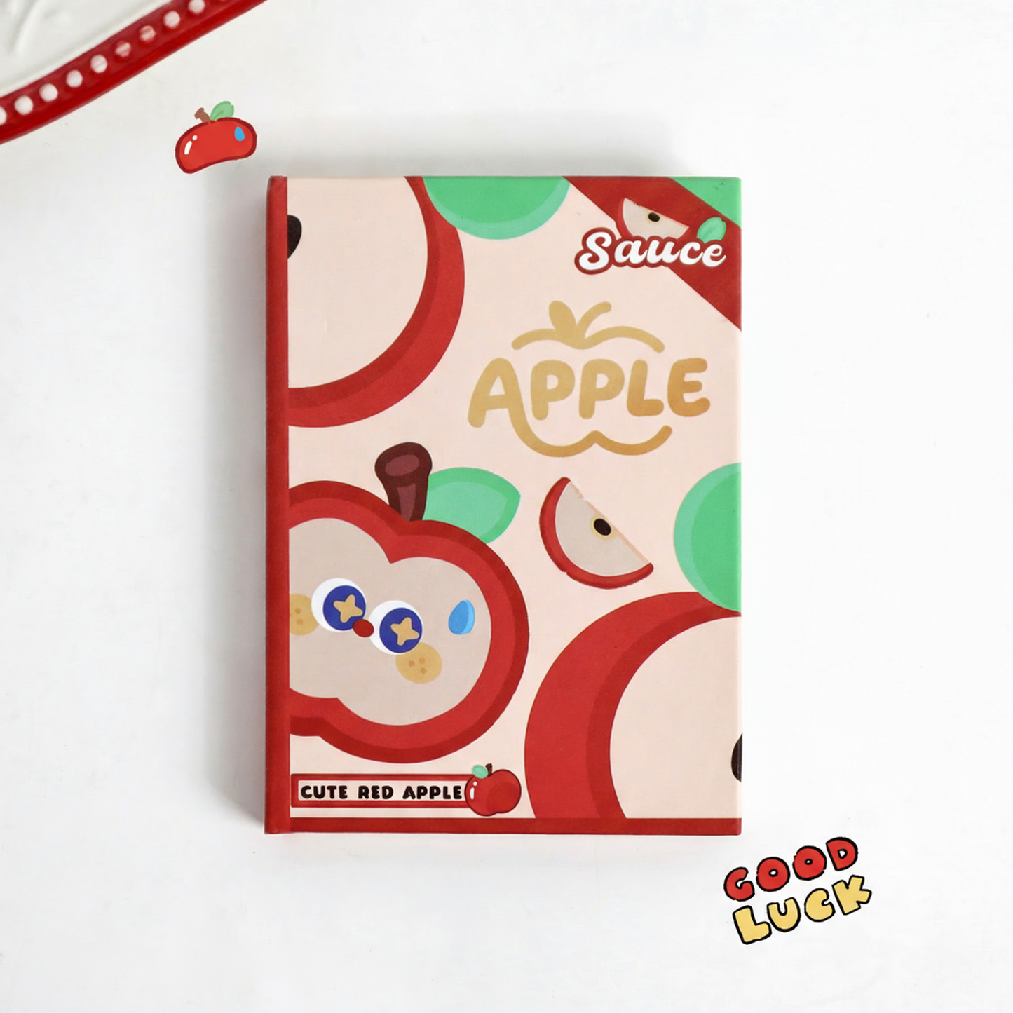 Cute Apple Day A7 Pocket Notebook
