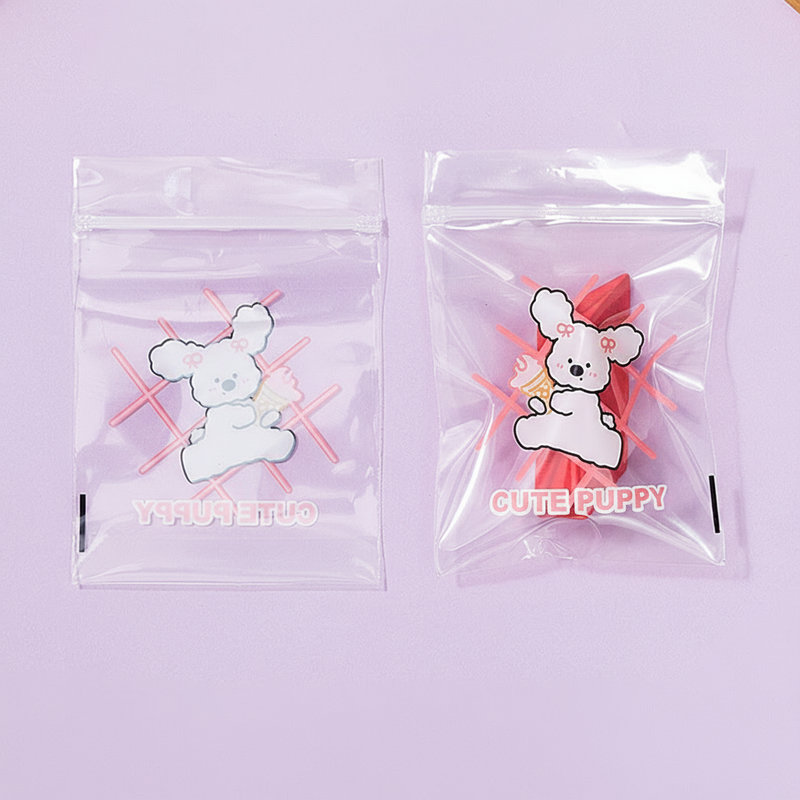 Cute Puppy &amp; Bear Ziplock Bags (50 pcs)