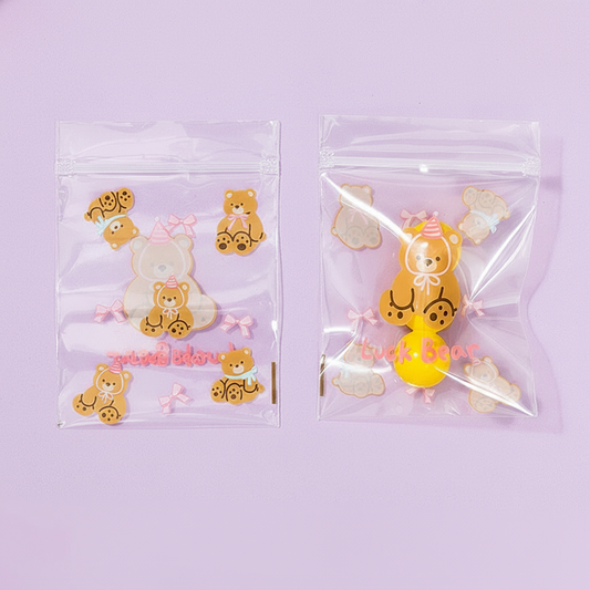 Cute Puppy &amp; Bear Ziplock Bags (50 pcs)