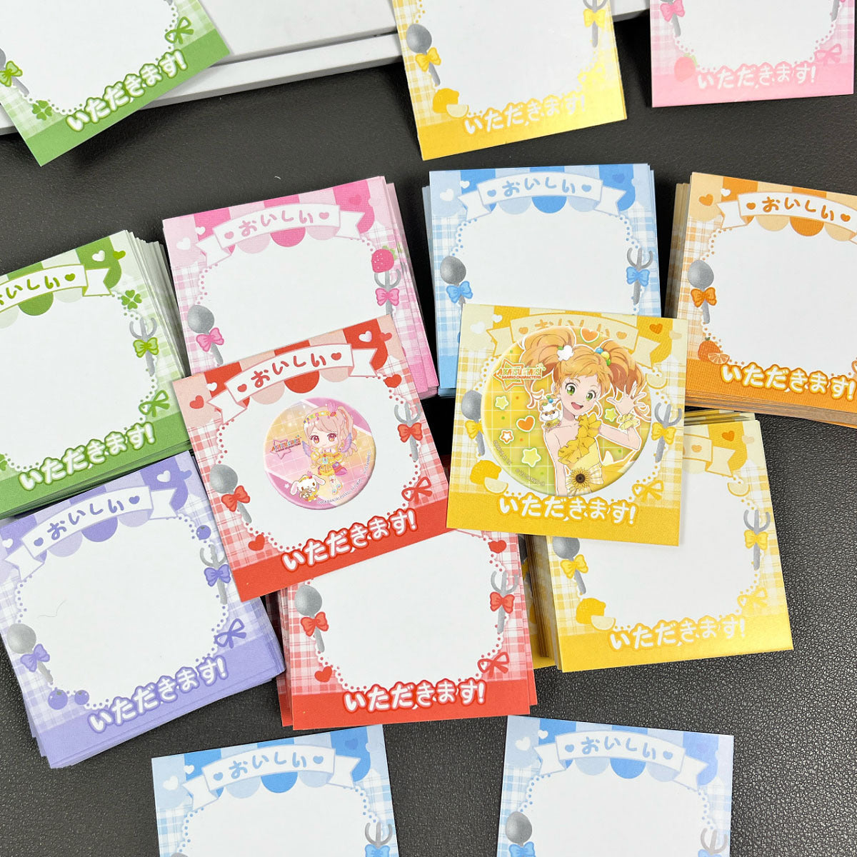 Rainbow Placemat Pin Backing Card (100 pcs)