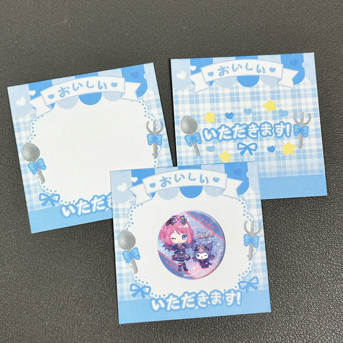 Rainbow Placemat Pin Backing Card (100 pcs)