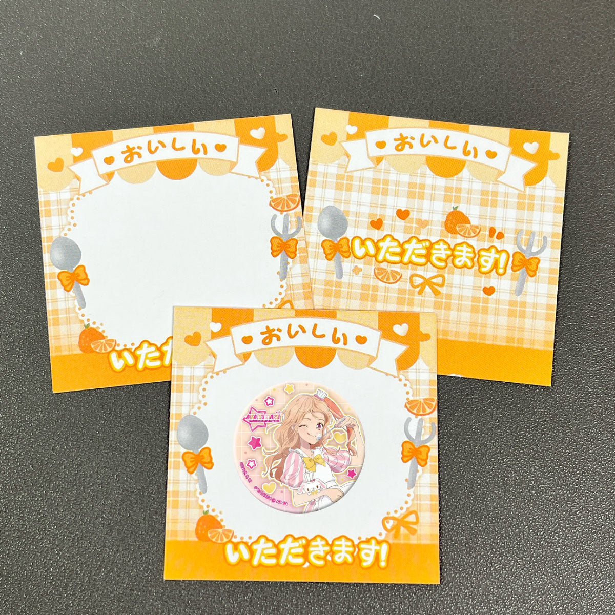 Rainbow Placemat Pin Backing Card (100 pcs)