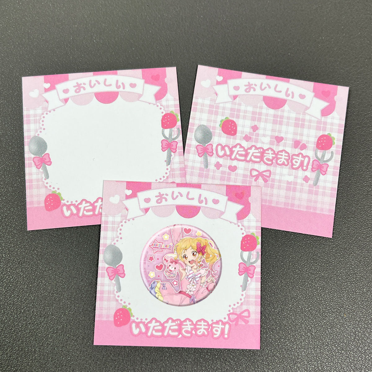 Rainbow Placemat Pin Backing Card (100 pcs)