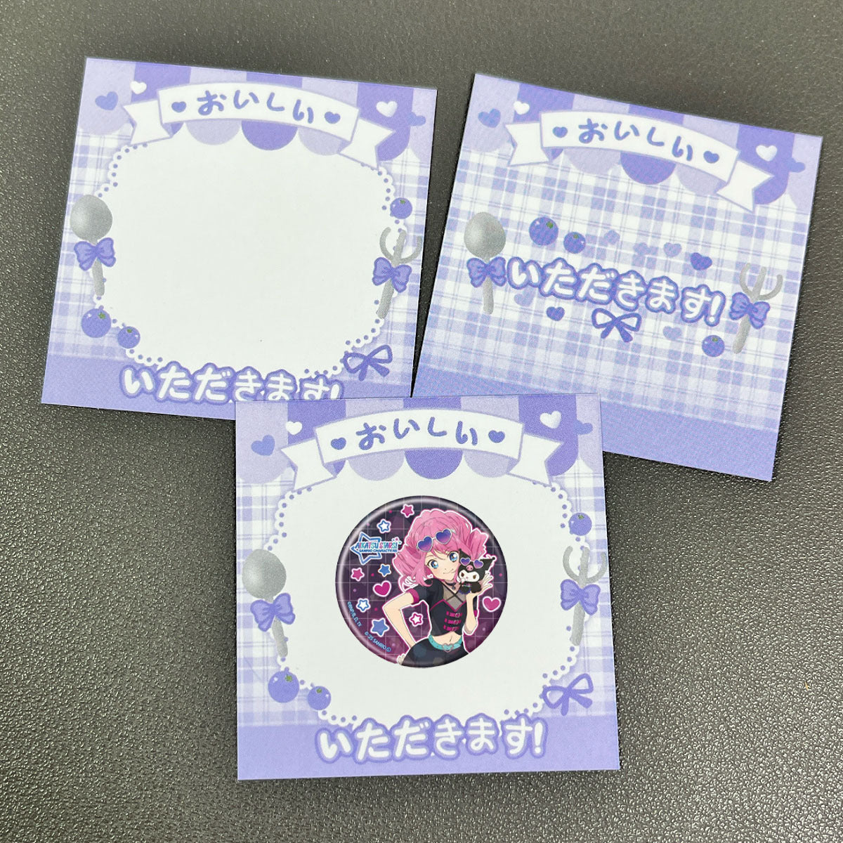 Rainbow Placemat Pin Backing Card (100 pcs)