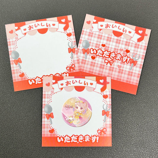 Rainbow Placemat Pin Backing Card (100 pcs)