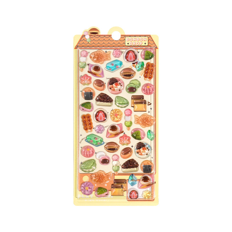 Japanese Crystal 3D Sticker Sheet