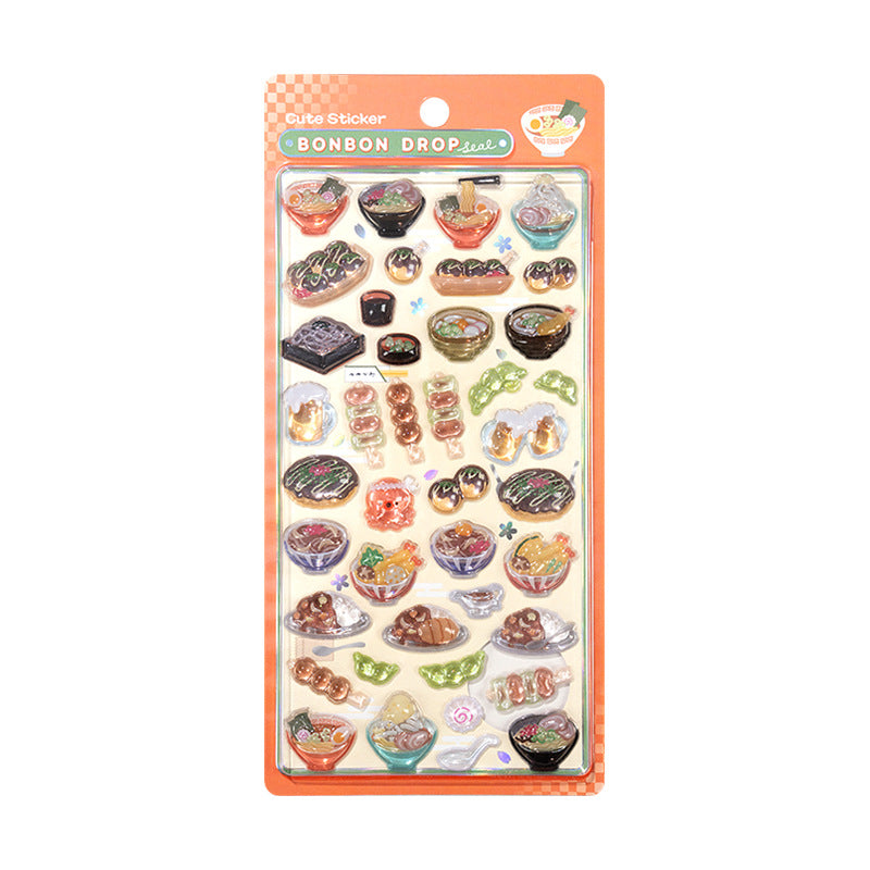Japanese Crystal 3D Sticker Sheet