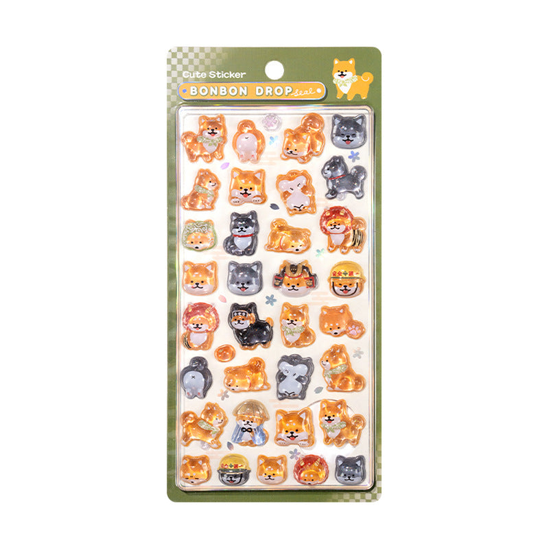 Japanese Crystal 3D Sticker Sheet