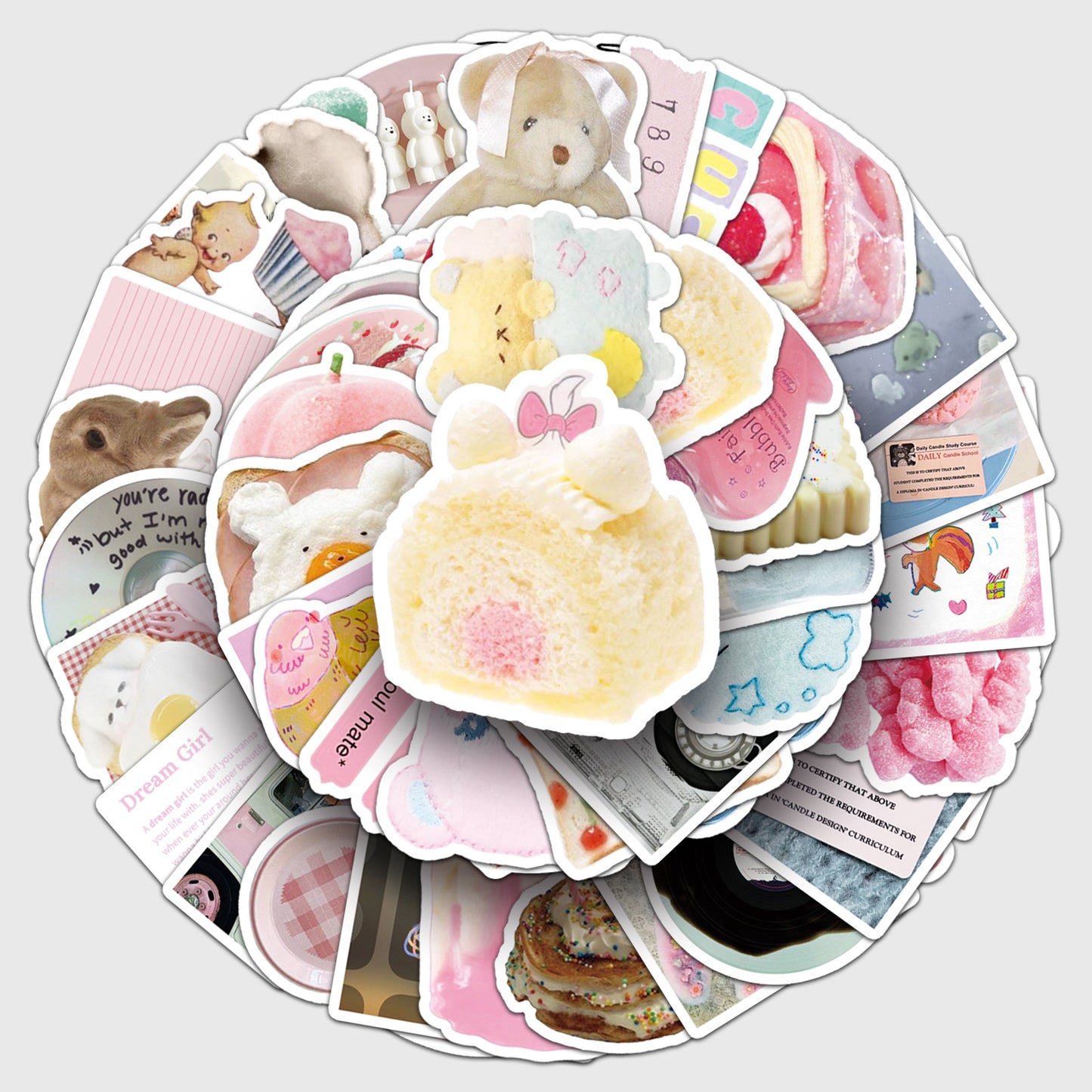 Minimalist Aesthetic Sticker Pack (50 pcs)